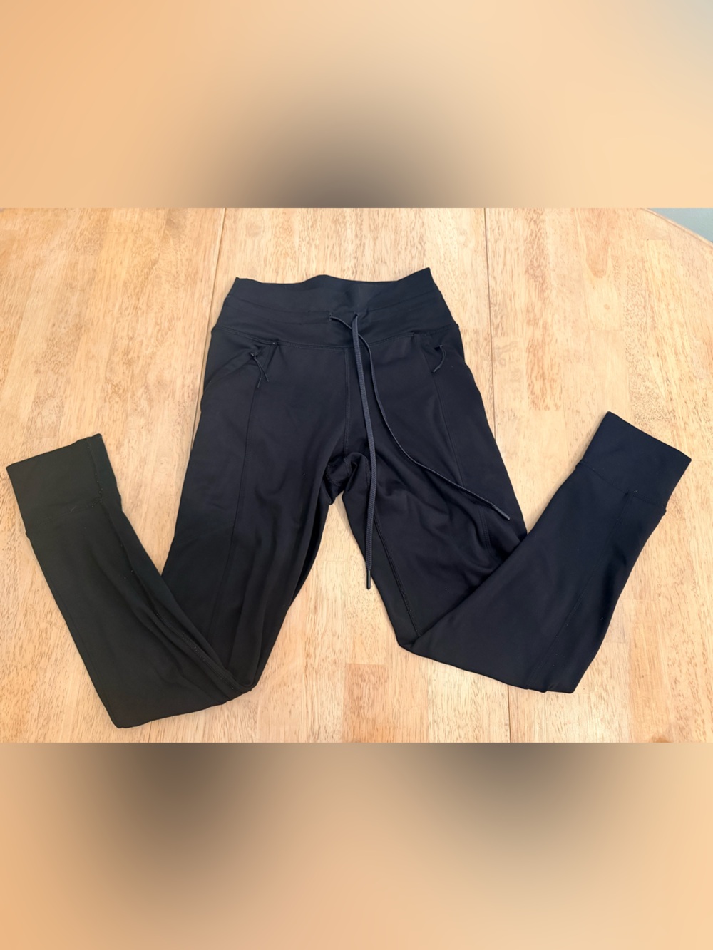 Offline Arie Women's Black High-Riss fleece lined Leggings